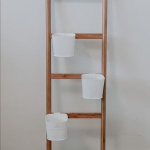 Wood Wall Decor ~ jewelry display / plant holder